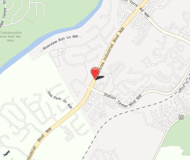 Location Map: 1300 Peachtree Industrial Blvd. Suwanee, GA 30024